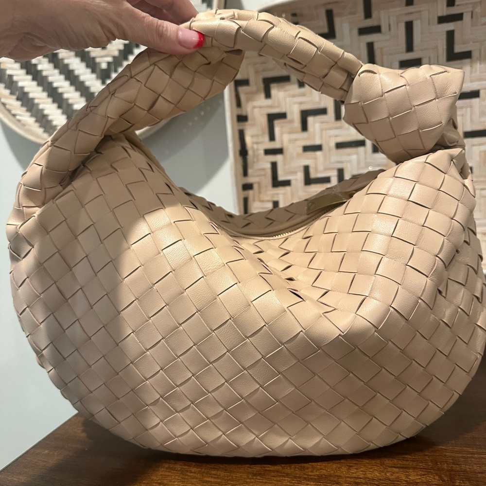 Woven Leather Bag
